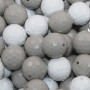 Perline in resina ab 20 mm mix bianche grigie 10 pz