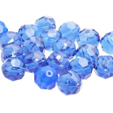 Perline in resina ab azzurre 12 sfac. 20 pz Perline in resina ab azzurre 12 sfac. 20 pz