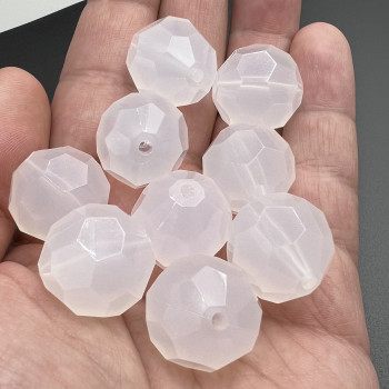 Perline in resina ab opale 20 mm sfac. 6 pz