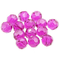 Perline in resina AB purple sfac. 12 mm 20 pz