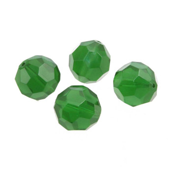 Perline in resina ab verdi 20 mm sfac. 6 pz