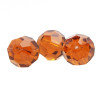 Perline in resina ambra 20 mm sfac. 6 pz