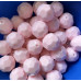Perline in resina rosa 20  mm sfac. 6 pz