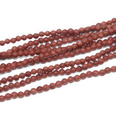 Pietra del sole tonda liscia 3 mm filo 40 cm