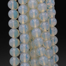 Pietra di luna tonda liscia 10 mm filo 40 cm