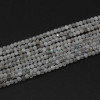 Pietre dure labradorite tonda schiacciate 2 mm sfacc. filo 40 cm