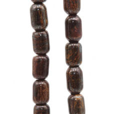 Pietre dure barilotto bronzite grado A++ 9x6 liscio conf.10 pz