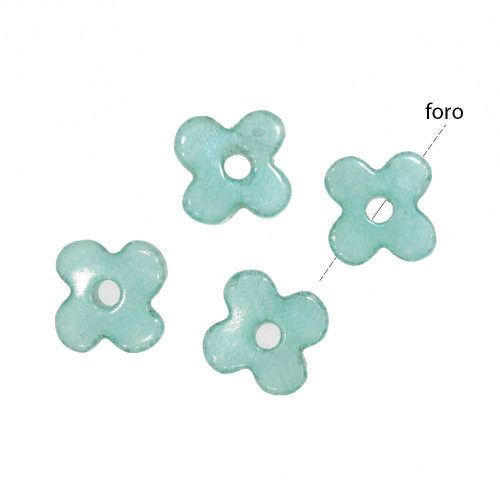 Avventurina fiore 15 mm pacco 5 pezzi