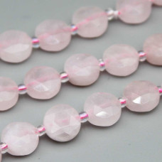 Gettone quarzo rosa sfac. 10 mm conf. 4 pz Gettone quarzo rosa sfac. 10 mm conf. 4 pz