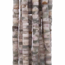 Pietre dure Heishi Giada Butter rondelle 4x2.5 mm filo da 40 cm Pietre dure Heishi Giada Butter rondelle 4x2.5 mm filo da 40 cm