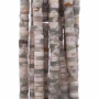 Pietre dure Heishi Giada Butter rondelle 4x2.5 mm filo da 40 cm