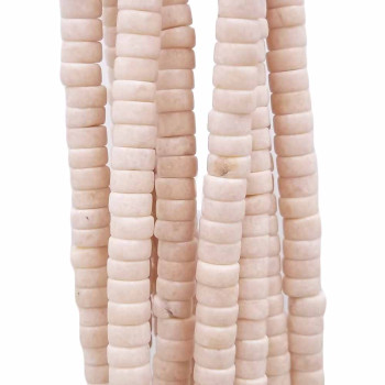 Pietre dure Heishi osso rondelle 4x2.5 mm filo da 40 cm