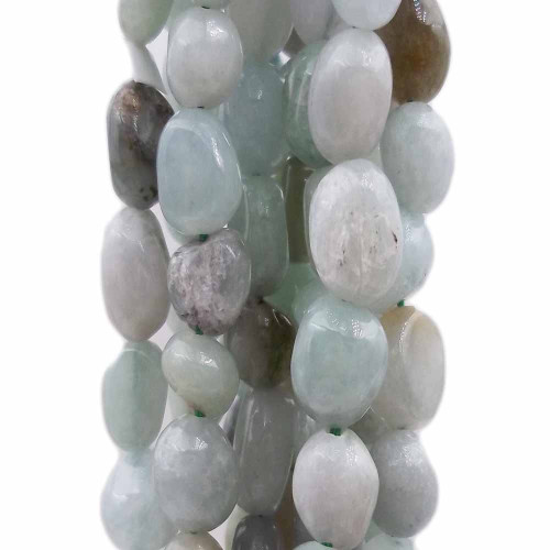 Burma Jade pepite 6/10 mm filo 35 cm