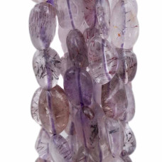 Super seven crystal pepite 6/8 mm filo 35 cm