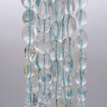 Pepite quarzo di rocca 6/10 mm filo 35 cm