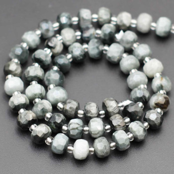 Rondelle pietre dure pietersite 7.5x6 mm sfacc. conf. 6 pz