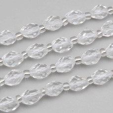 Cristallo di rocca ovale 8.5x6 mm grado A++ conf. 6 pz