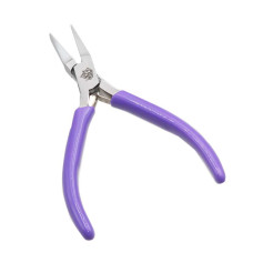 Pinza punta piatta professionale rivestita plastica 1 pz Pinza punta piatta professionale rivestita plastica 1 pz