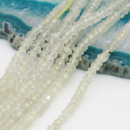 Prenite rondelle Grado A++ 3 mm filo 40 cm