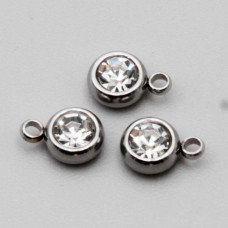 Punto luce acciaio 5.5 mm bianchi conf. 1 pz Punto luce acciaio 5.5 mm bianchi conf. 1 pz
