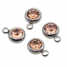 Punto luce acciaio 5.5 mm light pink conf. 1 pz Punto luce acciaio 5.5 mm light pink conf. 1 pz