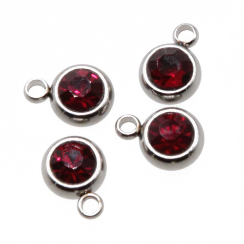 Punto luce acciaio 5.5 mm porpora conf. 1 pz