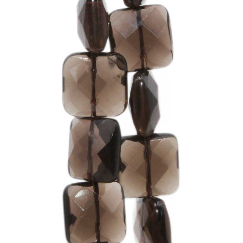 Quarzo fume quadrato sfac. 15 mm 2 pz