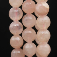 Quarzo rosa tondo sfac. 14 mm 10 pz
