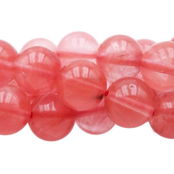 Quarzo tondo liscio 10.6 mm pacco 10 pz