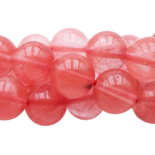 Quarzo tondo liscio 10.6 mm pacco 10 pz