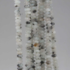 Labradorite bianca Rondelle 4x2 mm filo 40 cm