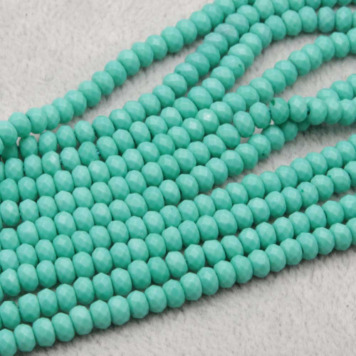 Pietre dure rondelle turchese pastello 4x3 mm filo 40 cm