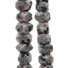 Pietre dure sasso sienite 10x8 mm circa conf. 6 pz
