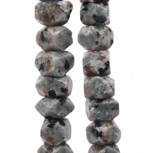 Pietre dure sasso sienite 10x8 mm circa conf. 6 pz