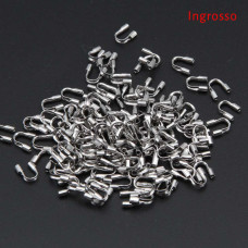 Pacco Ingrosso Salvafilo in acciaio 6.3x5 mm 150 pz