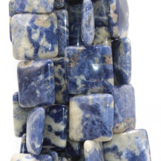 Sodalite barilotto liscio 25 mm liscia conf. 4 pz Sodalite barilotto liscio 25 mm liscia conf. 4 pz