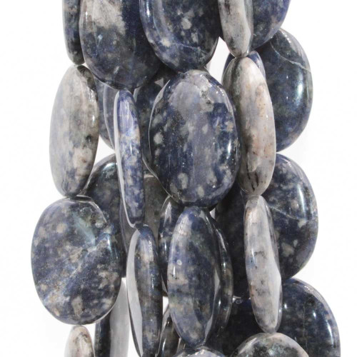 Sodalite ovale liscia 39x30 mm conf. 2 pz