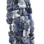 Sodalite quadrata liscia 16 mm filo 40 cm