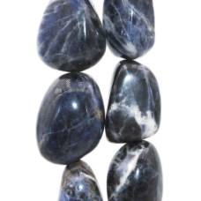 Sodalite sasso 30 mm circa liscio 1 pz Sodalite sasso 30 mm circa liscio 1 pz