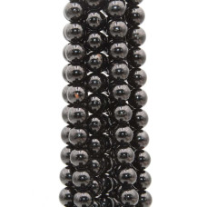 Tormalina nera tonda liscia 6 mm grado A+++ Filo 40 cm Tormalina nera tonda liscia 6 mm grado A+++ Filo 40 cm