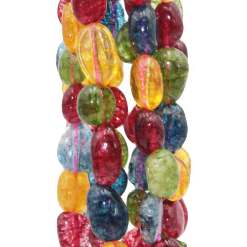 Tormalina pepite 8/10 mm grado A++ filo 40 cm