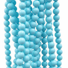 Turchese tonde liscio lucido 2 mm lisce filo 40 cm Turchese tonde liscio lucido 2 mm lisce filo 40 cm