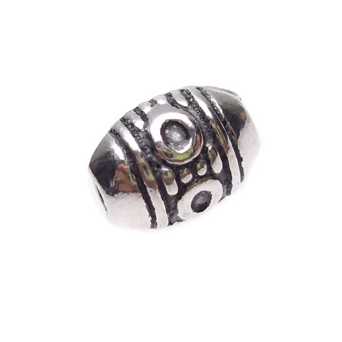 ARGENTONE BARILOTTO DECORATO 8X6 MM 20 PZ