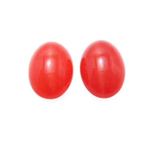 CABOCHON AGATA ROSA 14X10 MM PACCO 2 PEZZI