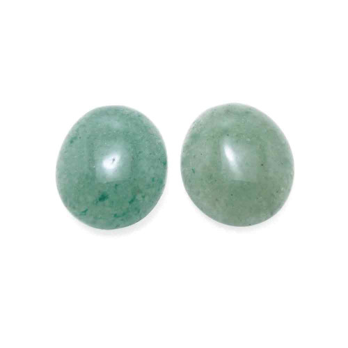 CABOCHON AVVENTURINA 12X10 MM PACCO 2 PEZZI