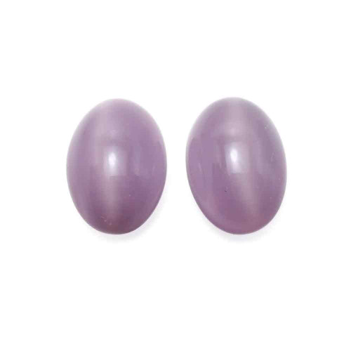 CABOCHON OCCHIO DI GATTO 14X10 MM PACCO 2 PEZZI