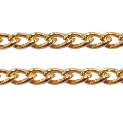 CATENA IN ALLUMINIO ORO 3.8X2.6 MM 1 METRO