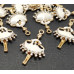 BALLERINA CON STRASS 30x19 MM 1 PEZZO