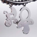 Charms Carrozzina acciaio 19 mm pacco 1 pezzo