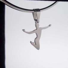 Charms acciaio della felicità 20 mm 2 pz